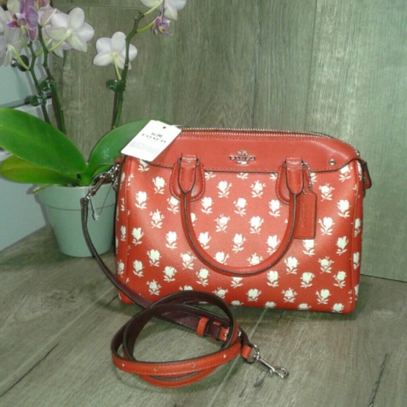 Floral print Coach handbag