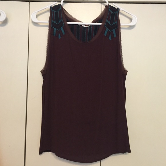 Brown blouse