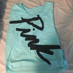 VS Pink open arm tank top