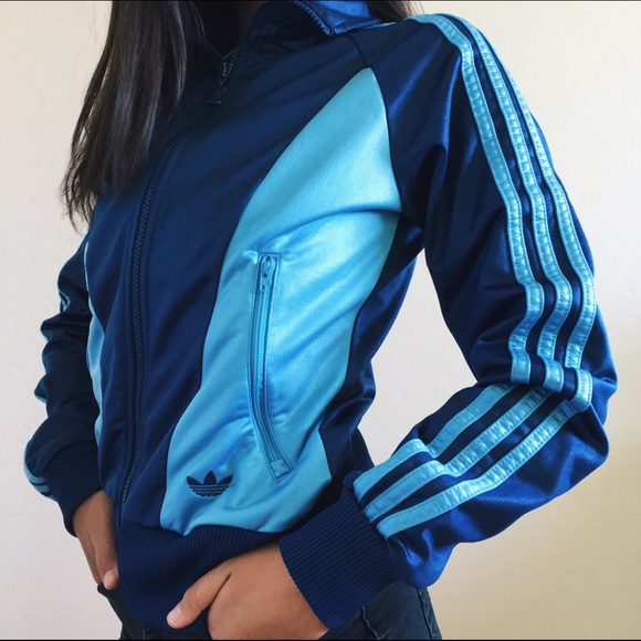 Blue Adidas Vintage Jacket