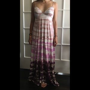 SOLD 💥💕💖🔥Velvet tie dye ombré maxi dress