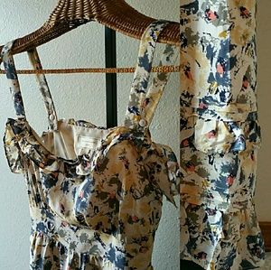 Moulinette Soeurs 100% silk maxi dress * pockets!