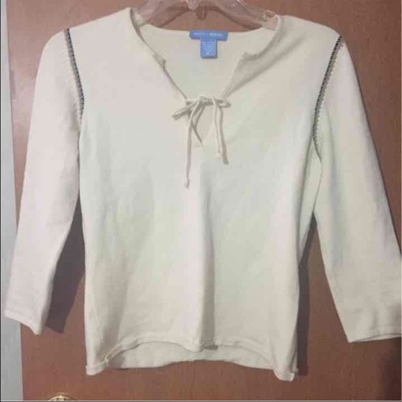 Cream Crop Top