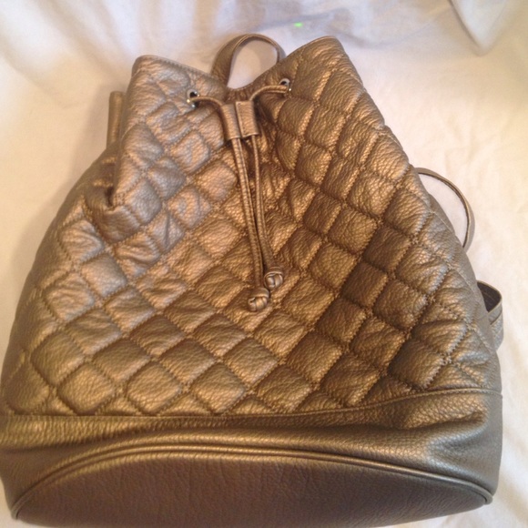 Deux lux gold backpack