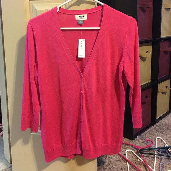 Fuchsia pink sweater