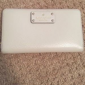 Kate spade wallet - white