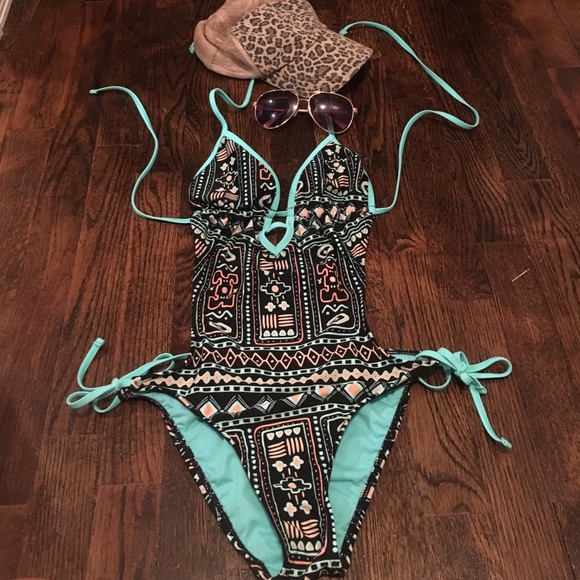 LA hearts monokini