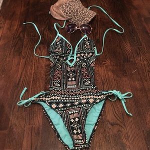 LA hearts monokini