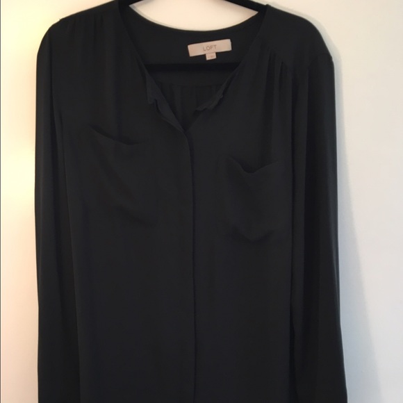 Loft long-sleeve blouse