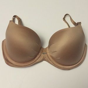 Nude Lined Demi Victoria's Secret Bra