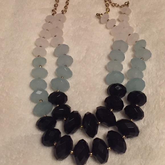 Long double stranded necklace - Picture 2 of 2