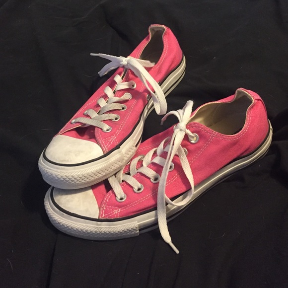 Pink Converse All Star low top sneakers