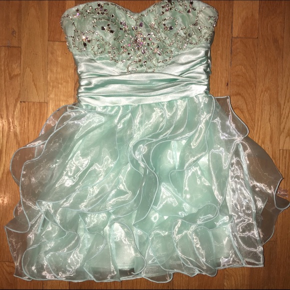 Mint party dress!