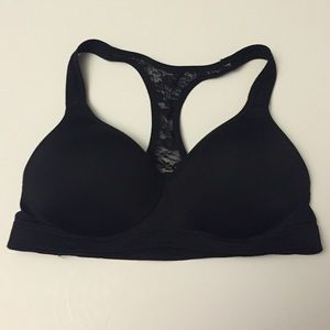 Victoria's Secret Pink Yoga Black Bra