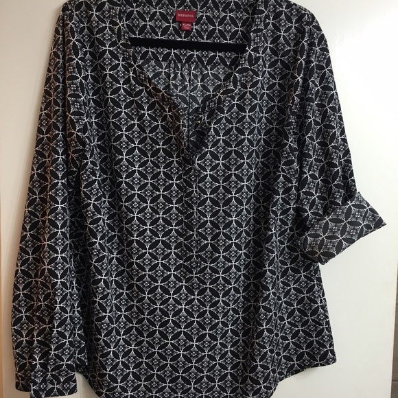 Merona black tunic/blouse