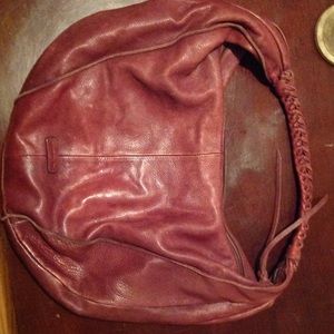 Christopher Kon Genuine Leather Purple Purse