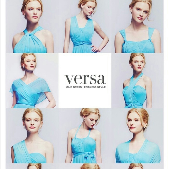 David's Bridal Versa Mesh Convertible Dress