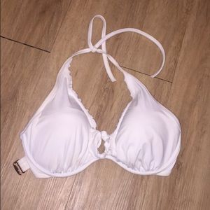 White high tie halter - 34DD