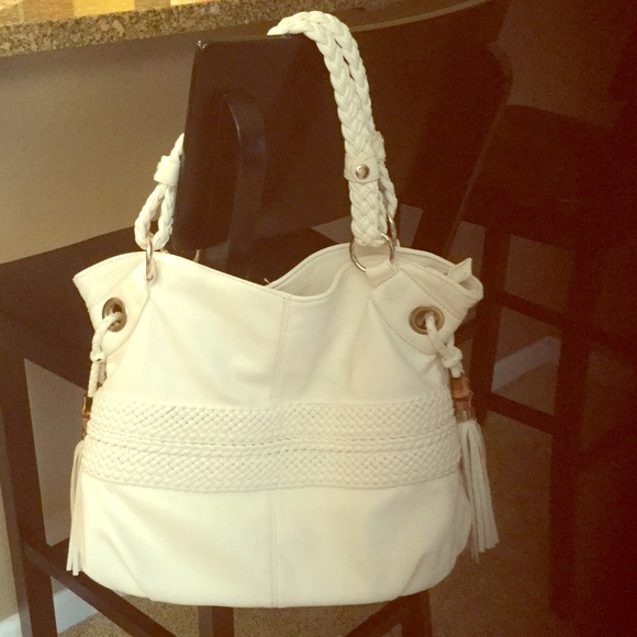 Melie Bianco white satchel 😍