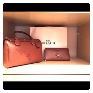 ON HOLD💕Limited Edition Coach Snoopy mini bennet
