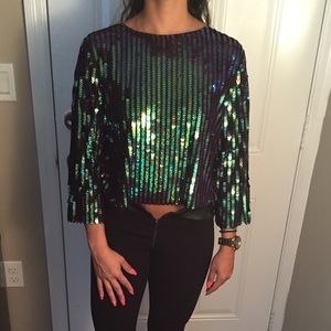 Sequin top
