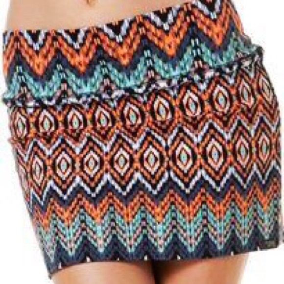 🅗🅟🍭Billabong мιnι azтec ѕĸιrт 🍉🌻 - Picture 2 of 3