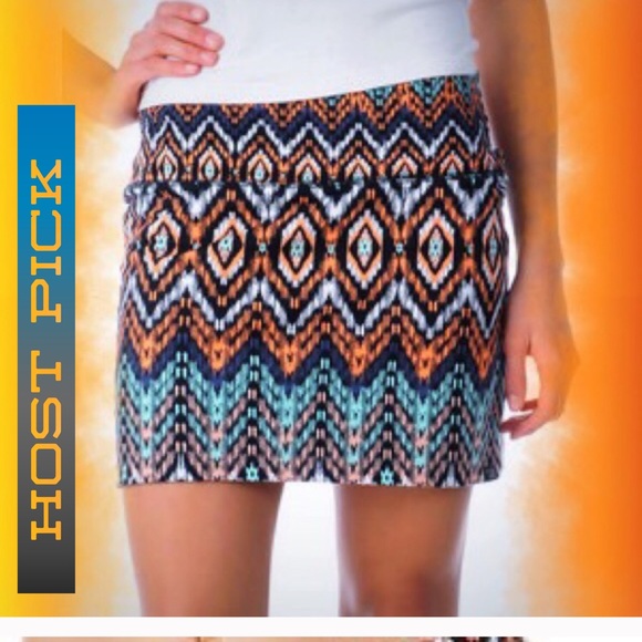 🅗🅟🍭Billabong мιnι azтec ѕĸιrт 🍉🌻 - Picture 1 of 3