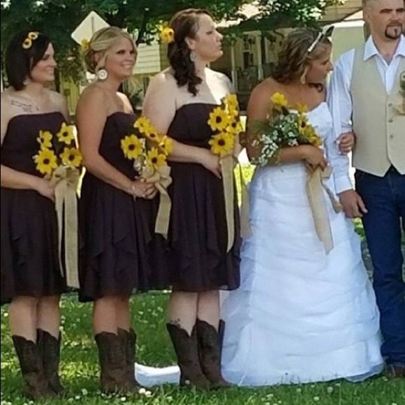 David's bridal bridesmaid dress - Picture 2 of 2