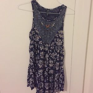 Boho beaded Free People dress