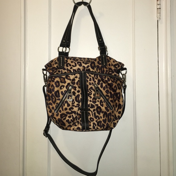 Tyler Rodan Satchel Leopard Print
