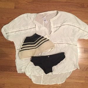 White Dainty Loft Blouse