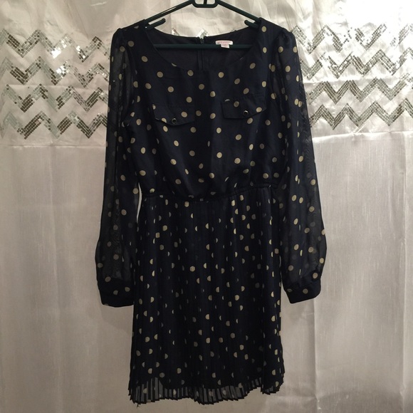 Xhilaration polka dot dress