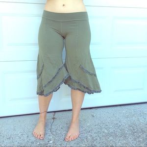 Groovy mid length yoga pants