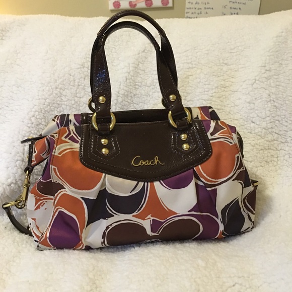 Coach scarf purse