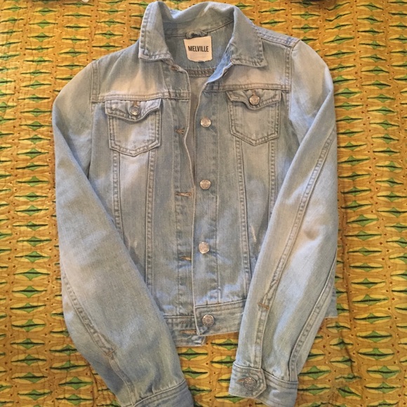 light wash denim jacket
