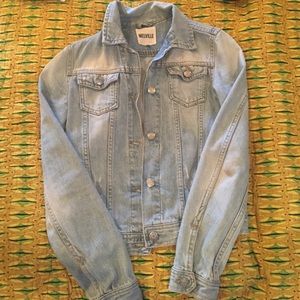 light wash denim jacket