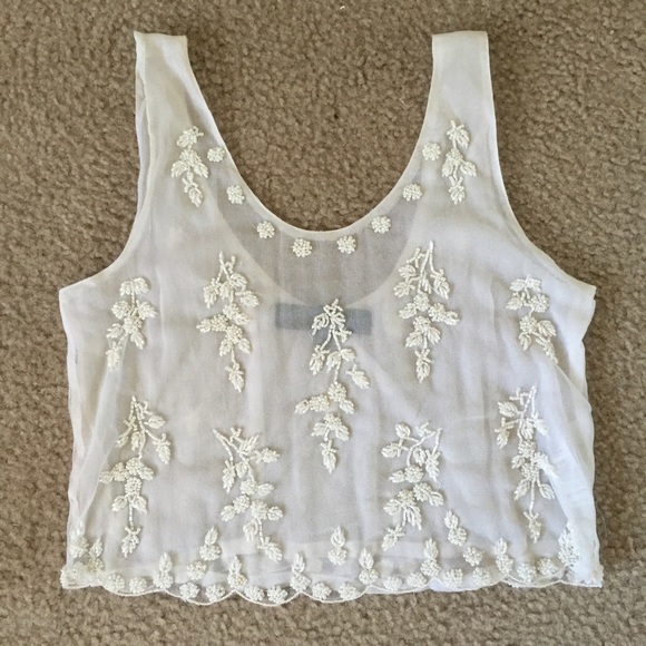 TOPSHOP Petite Crop Top