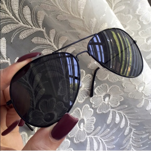Black on Black Aviators - Picture 2 of 4
