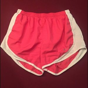 Pink nike shorts
