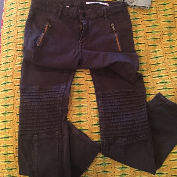 Dark purple/black skinny jeans