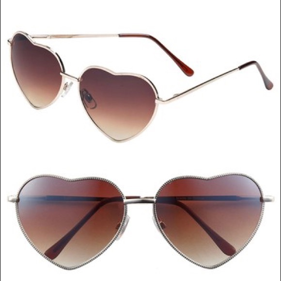 Heart shaped sunglasses