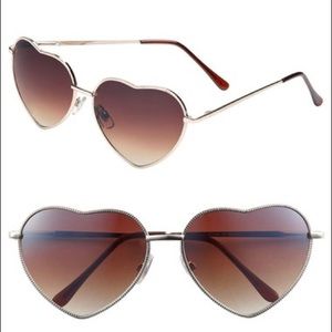 Heart shaped sunglasses