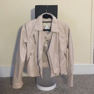 Blush Leather Jacket