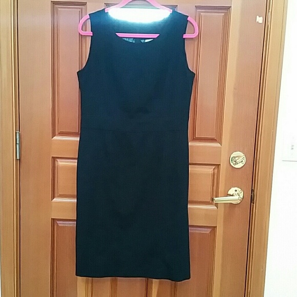 Sleek Black Shift Dress