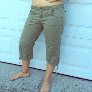 Lucky Brand olive capris