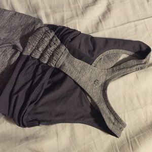 Heather gray tank size 6 Lululemon