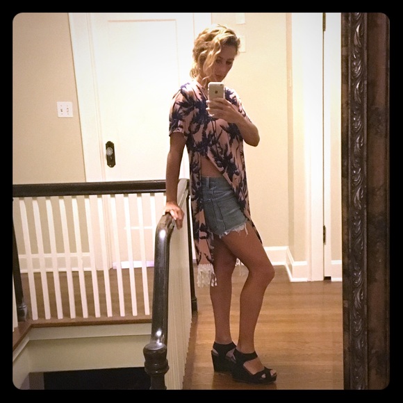 Cool summer split side dress from Costa Rica
