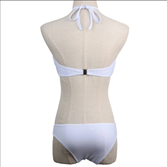 ✨ᔕᗩᒪE✨HP!🌟LAST ONE MCrochet Woven Halter Bikini👙 - Picture 3 of 4