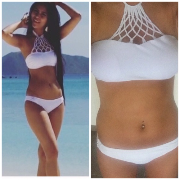 ✨ᔕᗩᒪE✨HP!🌟LAST ONE MCrochet Woven Halter Bikini👙 - Picture 4 of 4