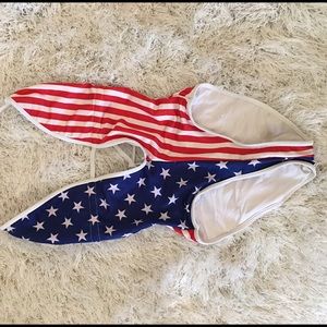 American Apparel one piece 'America' bathing suit